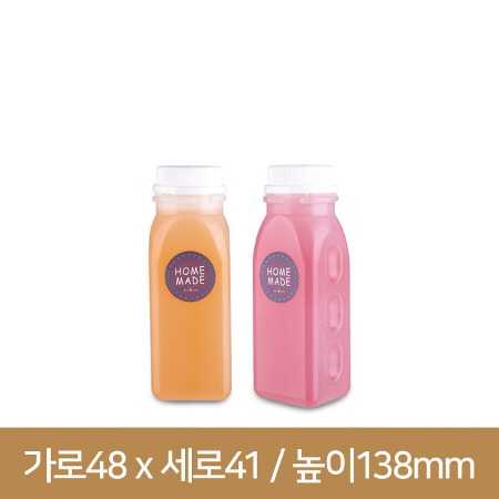 PE우유사각200ml 브릿지마개 520개 (A)