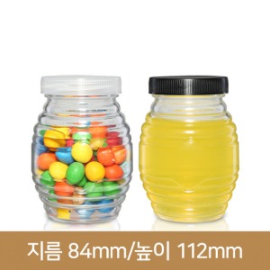 유리병 꿀병 벌꿀380ml 60개 (63파이) 플라스틱마개